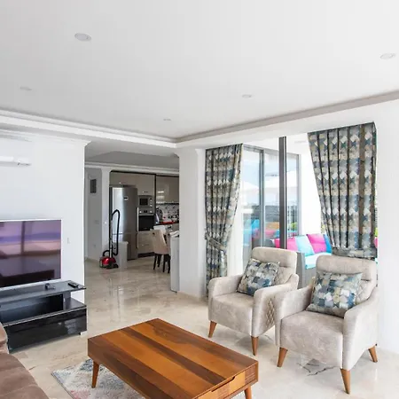3 Bedroom Luxury Just Above Kalamar Club Villa Kalkan